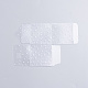 Motif à pois transparent pvc boîte de faveur carrée boîte-cadeau de friandises CON-WH0070-99-1