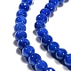 Natural Mashan Jade Round Beads Strands G-D263-6mm-XS08-2