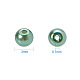 Cuentas redondas de perlas de vidrio teñidas ecológicas pandahall elite HY-PH0001-3mm-RB074-2
