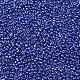 ガラスシードビーズ  不透明な色の光沢の  ラウンド  ブルー  2mm  穴：1mm  約30000個/ポンド SEED-A012-2mm-128-4