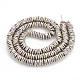 Electroplate Non-magnetic Synthetic Hematite Beads Strands X-G-N0322-01C-2