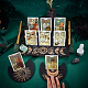 Gorgecraft 2 set 2 porta carte di tarocchi in legno in stile DJEW-GF0001-46A-01-6