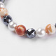 Synthetic Hematite Beads Stretch Bracelets BJEW-I241-26F-2
