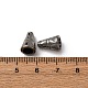 Тибетский стиль конус сплава шарик шапки TIBE-Q044-13B-RS-3