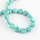 Chapelets de perles en turquoise synthétique G-R190-01-2