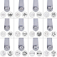 Unicraftale 1pc fer timbres cuboïde flèche motif poinçon en métal poinçon estampage presse outil métal en acier tag estampage pour impression sur métal bijoux en cuir bois 64.5x10x10mm AJEW-BC0005-19J-5