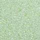 TOHOラウンドシードビーズ  日本製シードビーズ  （淡い緑色の透明な虹172)個  11/0  2.2mm  穴：0.8mm  約5555個/50g SEED-XTR11-0172-2