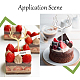 Sunnyclue 1 Box 40 Stück Weihnachts-Cupcake-Topper mit Hirschgeweih AJEW-SC0001-58-5