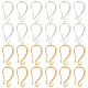 PH PandaHall 32pcs 18K Gold Plated Earring Hooks KK-PH0009-33-1