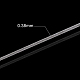 タイガーテールワイヤー  ステンレス鋼線  ステンレス鋼色  0.38mm  約49.21フィート（15m）/ロール TWIR-BC0001-06B-4