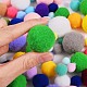 DIY Doll Craft Polyester High-elastic Pom Pom Ball AJEW-SZ0001-53-3