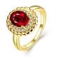 Gorgeous Brass Cubic Zirconia Finger Rings for Women RJEW-BB04227-A-8G-1