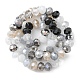 Electroplate Glass Beads Strands EGLA-YW0002-E03-1