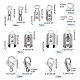 DIY Jewelry Clasps Kits DIY-PH0027-32P-6