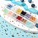 1200 perla de vidrio perlado pintada para hornear de 12 colores. HY-YW0001-06-4