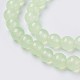 Hilos de abalorios de jade blanco natural G-G756-M-4mm-4