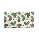 クリスマステーマ長方形紙袋  ハンドルなし  ギフト＆フードパッケージ用  クリスマスツリー模様  12x7.5x23cm CARB-G006-01A-1