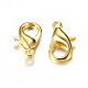 Zinc Alloy Lobster Claw Clasps X-E103-G-NF-2