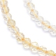 Chapelets de perles de citrine naturelle G-I279-E10-3