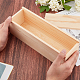 木製の箱  ダブルスラストカバー  せっけん作り  長方形  バリーウッド  283x89x89mm  内側のサイズ：270x74mm。 DIY-WH0181-33-3