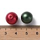 Chapelets de perles rondes en verre peint HY-Q004-12mm-M-3