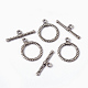 Tibetan Style Alloy Toggle Clasps X-LF1298Y-NF-2