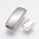 304 Stainless Steel Magnetic Clasps STAS-E144-151P-3