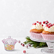 王冠の形をしたプラスチック キャンディー ボックス  キャップ付き  結婚式のお菓子の収納に  ピンク  7.85x7.05cm AJEW-WH0033-08C-5