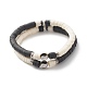 Handgefertigte Heishi-Perlen-Stretcharmbänder aus Fimo BJEW-JB07443-1