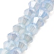Chapelets de perles en verre imitation jade GLAA-P058-02A-07-1