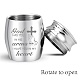 CREATCABIN Small Urns for Ashes Mini Cremation Urns Ashes Keepsake Memorial Stainless Metal Funeral Urn Cross Burial for Pet Human Dog Cat 1.57x1.18 Inch-God Has You In His Arms I Have You In My Heart AJEW-CN0001-88A-4