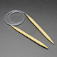 Alambre de goma de bambú circular agujas de tejer TOOL-R056-3.0mm-01-1