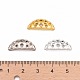 Mixed Color 3 Holes Brass Middle East Rhinestone Bridge Spacers X-RB-RSB024-M-NF-4