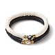 Heart Pattern Beads Stretch Bracelets Set for Women BJEW-JB07158-1