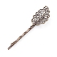 Hair Accessories Iron Hair Bobby Pin Findings IFIN-L035-02AB-NF-1