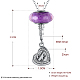 925 Sterling Silver Pendant Necklaces NJEW-BB18238-3
