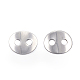 2-Hole 201 Stainless Steel Sewing Buttons STAS-E147-32P-2