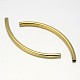 Curved Brass Tube Beads X-KK-L104-03-2