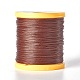 Cordón redondo de poliéster encerado YC-E004-0.65mm-N623-1