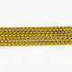 Плетеные неэластичный бисером металлические шнуры MCOR-R002-1.5mm-04-1