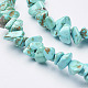 Chapelets de perles en turquoise synthétique G-D283-3x5-10-2