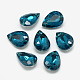 Pointed Back Glass Rhinestone Links connectors RGLA-T022-10x14mm-15-1