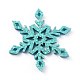 Fiocco di neve feltro tessuto tema natale decorare DIY-H111-A09-1
