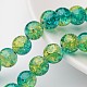 Chapelets de perles en verre craquelé X-CCG-Q002-10mm-07-1