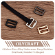Olycraft 32 pz 4 colori fibbie per cinturini per biancheria intima in lega di zinco FIND-OC0003-08A-4