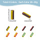 Arricraft 4 colori colori opachi perline bugle bicolore SEED-AR0001-10-2