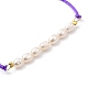 Verstellbare Nylonschnur geflochtenen Perlen Armbänder BJEW-JB05489-04-2