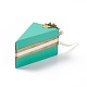 Kuchenförmige Hochzeitsbonbons aus Pappe als Geschenkboxen CON-E026-01C-4