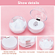 Cajas de anillos de plástico transparente chgcraft OBOX-CA0001-002-5