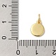 Настоящие 18-каратные позолоченные латунные эмалевые подвески KK-L216-001G-A01-3
